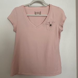 Ruff Hewn Short Sleeve Pocket T   Pink size Medium